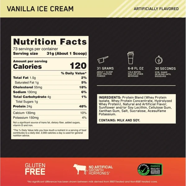 optimum nutrition gold standard whey 2