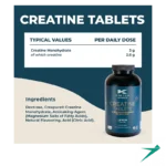 کراتین لیمویی قرصی مونوهیدرات کریپیور 180 عددی کینتیکا - Image 3